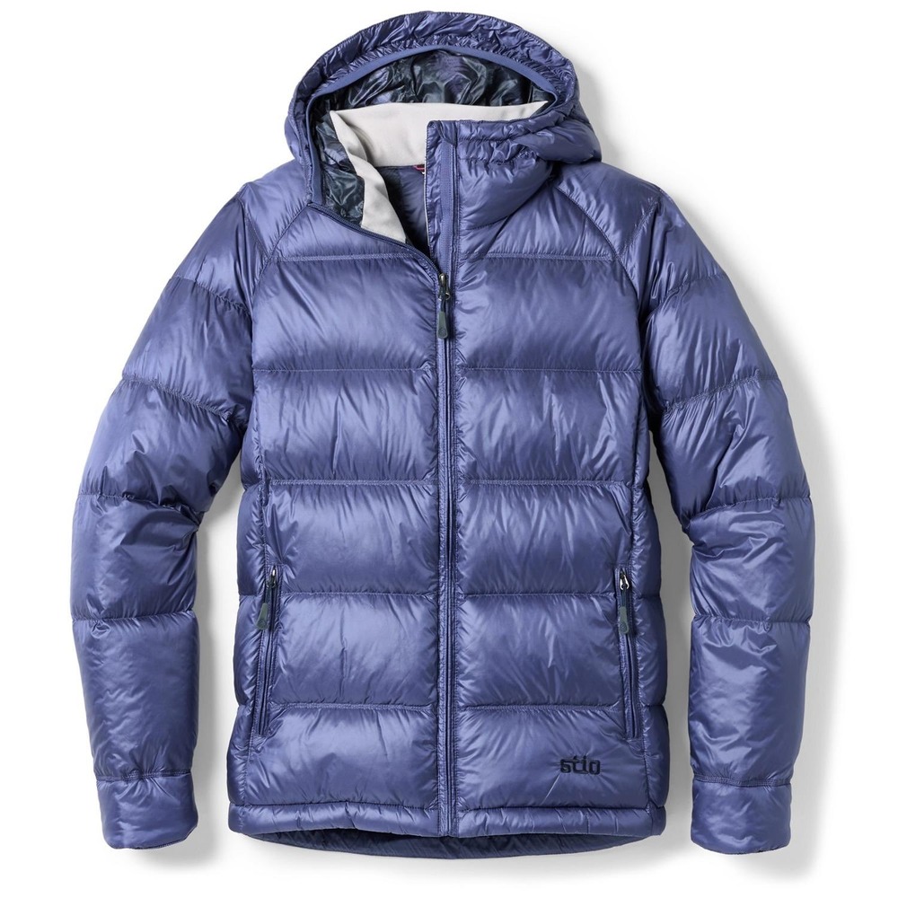 Stio Hometown Down Hooded Jacket Blue Small New With Tags